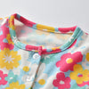 Baby Girls Romper Jumpsuit Floral Printed Short Sleeve