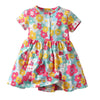 Baby Girls Romper Jumpsuit Floral Printed Short Sleeve