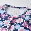 Baby Girls Romper Jumpsuit Floral Printed Short Sleeve