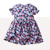 Baby Girls Romper Jumpsuit Floral Printed Short Sleeve