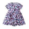 Baby Girls Romper Jumpsuit Floral Printed Short Sleeve