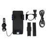 Bike Front Light Phone Holder Charger 130dB Bicycle Bell Power Bank Water-resistant Handlebar