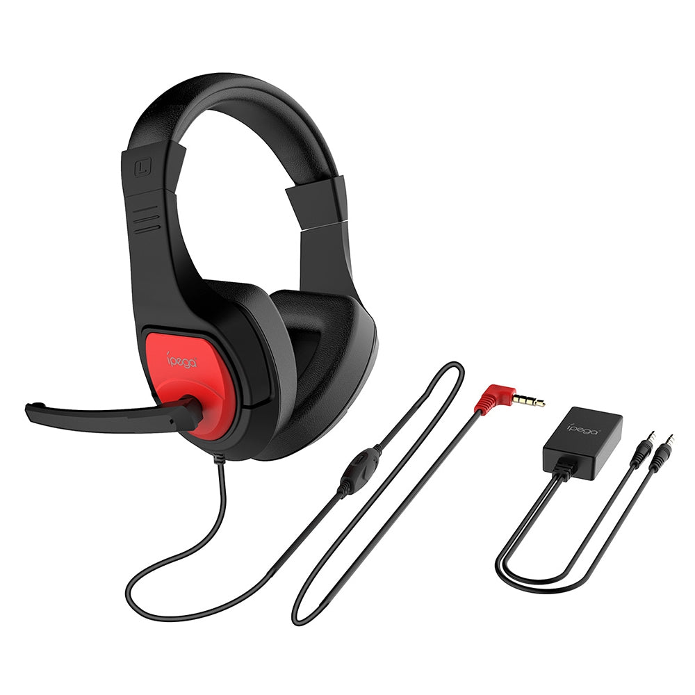 iPEGA PG - R001 Adjustable Game Headset 3.5mm for Switch / PS4 / PC