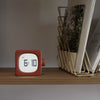 Digital Alarm Clock LED Time Display Change Glowing Lamp Cubic Mini Electric Clocks