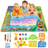 100 x 70cm Painting Cloth Cognitive Theme Graffiti Toy