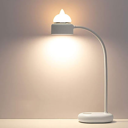 Double Light Source Three Gear LED USB Charging Cute Reading Table Lamp