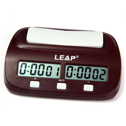 PQ9907S Digital Chess Clock I-go Count Up Down Timer for Game Competition
