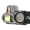 Brelong TD101 USB Rechargeable LED Magnetic Fishing Headlight Lightweight Sports Headlamp IPX6 Waterproof