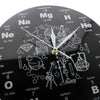 Creative Periodic Table of Chemical Elem Wall Clock Formula Scale Science Art Decoration