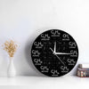 Creative Periodic Table of Chemical Elem Wall Clock Formula Scale Science Art Decoration