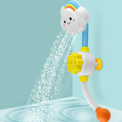 Baby Bathing Shower Cloud Rainbow Bathroom Waterplaying Toy