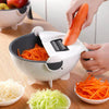 9 IN 1 Multi-function Easy Food Chopper Mandoline Vegetable Cutter Food Slicer Rotate Drain basket