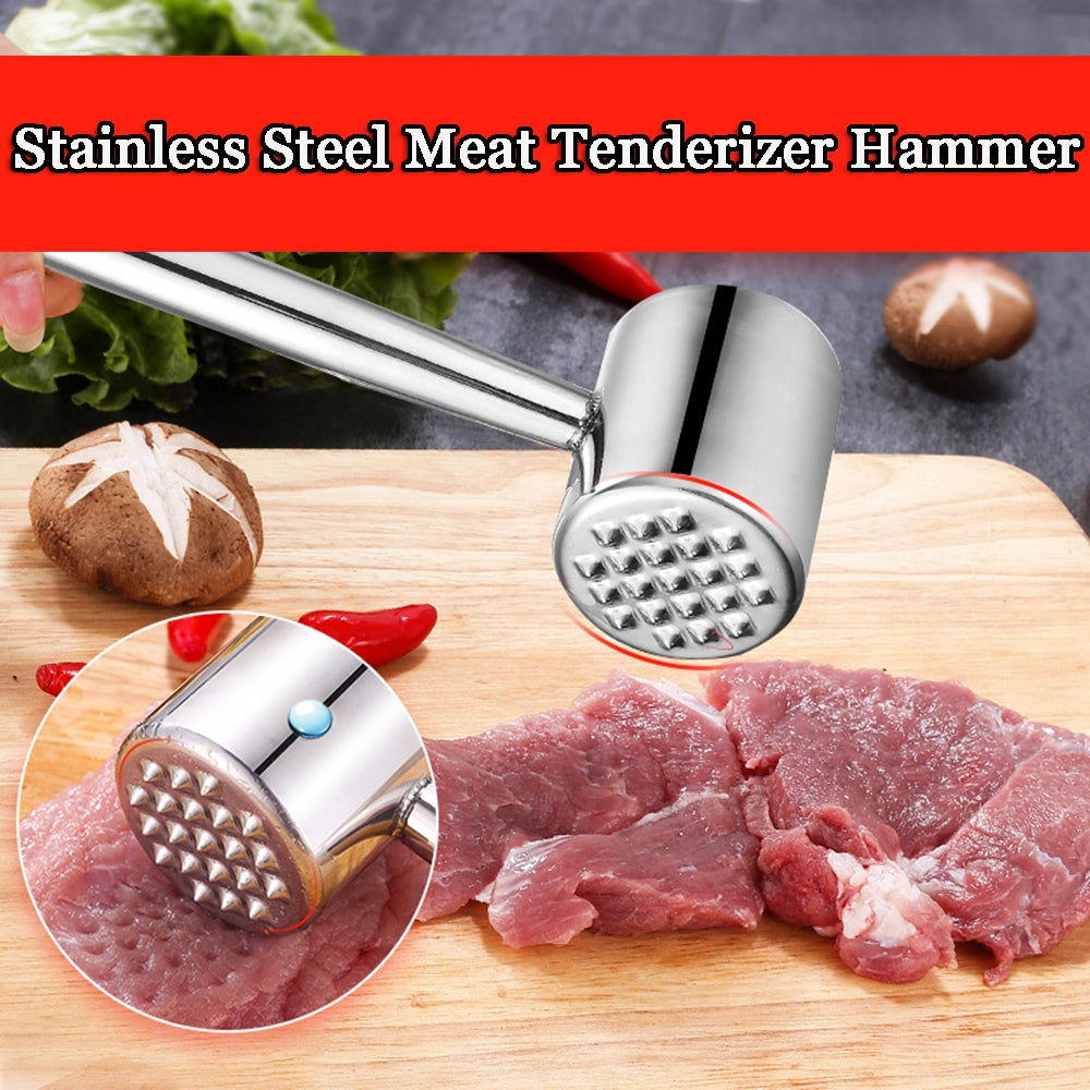 Stainless Steel Steak Pork Chops Loose Meat Tender Meat Hammer