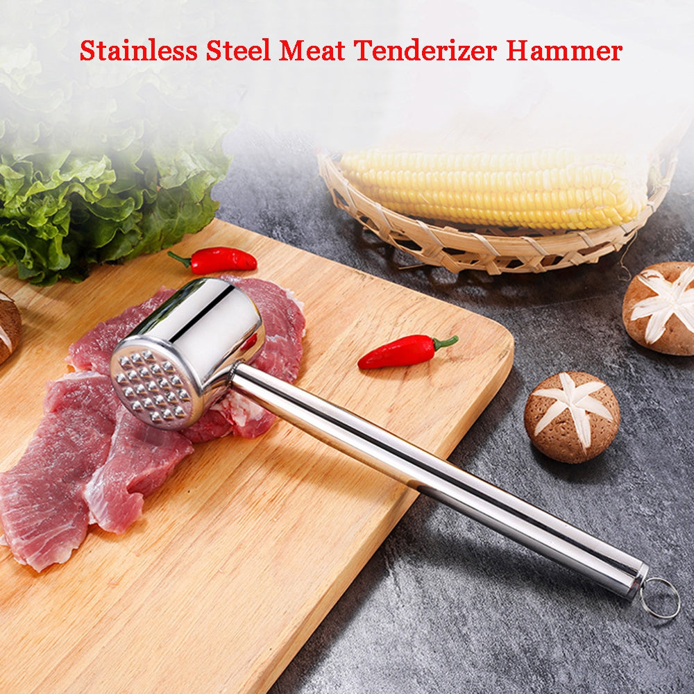 Stainless Steel Steak Pork Chops Loose Meat Tender Meat Hammer