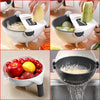 9 IN 1 Multi-function Easy Food Chopper Mandoline Vegetable Cutter Food Slicer Rotate Drain basket