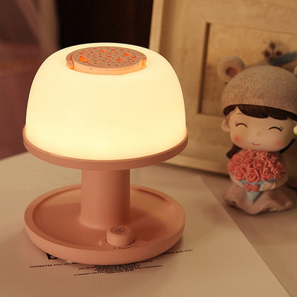 NL102 USB Charging Projection Color Changing Timing 3d Portable Night Light Table Lamp Gift