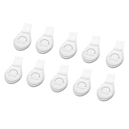 10PCS TUSUNNY Safety Lock Quick Release Buckle Drawer Door Refrigerator Toilet Kids Care
