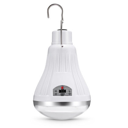 2PCS 8205 - 20D LED Bulb Solar Panel Rechargeable Hook Camping Light Lamp
