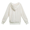 Women Hoodie Long Sleeve Zipper Faux Fur Hooded Coat