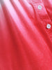 Ombre Pleated Button Up Plus Size Long Sleeve Top