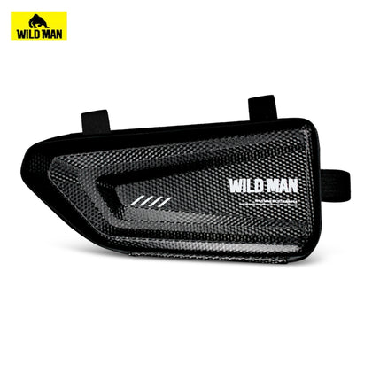 WILD MAN E4 1.5L Bicycle Front Tube Bag Water-resistant Material Smooth Zipper Useful Cycling Pouch