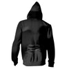 3D Muscle Print Hoodie Pullover for Men