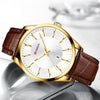 CURREN 8365 Men's Round Belt Watch Waterproof