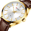CURREN 8365 Men's Round Belt Watch Waterproof
