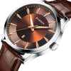CURREN 8365 Men's Round Belt Watch Waterproof