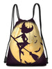 Halloween Witch Bat Drawstring Candy Bag