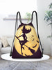 Halloween Witch Bat Drawstring Candy Bag