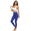 Yoga Pants Sport Leggings Running Gym Stretch Sports Solid Color Long Pants
