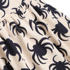 Halloween Spider Print Cami Dress and Collared Mesh Poncho