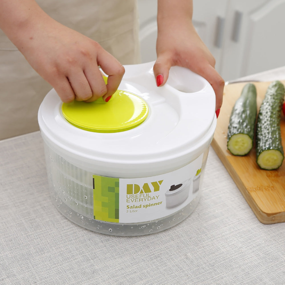 Vegetable Dryer Fruit Drain Dehydrator Shake Water Basket Multifunction Kitchen Salad Tools