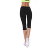 Yoga Cropped Trousers Solid Color Quick Dry Pants