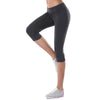 Yoga Cropped Trousers Solid Color Quick Dry Pants