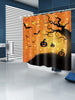 Halloween Pumpkin Tree Print Waterproof Bathroom Shower Curtain