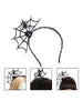 Halloween Spider Net Floral Headband