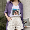 korean Women Loose Blouse Casual Top Fashion Shirt Plus Size