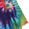 Hooded Spiral Tie Dye Print Maxi Top
