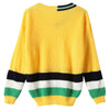 Women Pullover Sweater V Neck Long Sleeve Well-made Hemline for Daily Wear