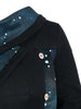 Cowl Neck Galaxy Print Panel Tunic Sweater