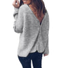 Women Cardigan Button Sweater V-neck Long Sleeves Blouse Loose Tops