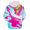 QYXH - 030 Loose Hooded Sweatshirt Colorful Painting Digital Printing Men Pullover