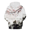 Ink Printing Hooded Sweater for Women