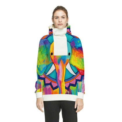 Hooded Sweater Color Ink Digital Printing Long-sleeved High-necked for Lovers