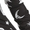 Skull Sun and Moon Lace Up Halloween Hooded Dress