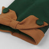Bowknot Vintage Belted Fit and Flare Dress