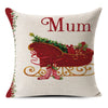 Christmas Pillow Cover School Bar Home Sofa Decoration Gift