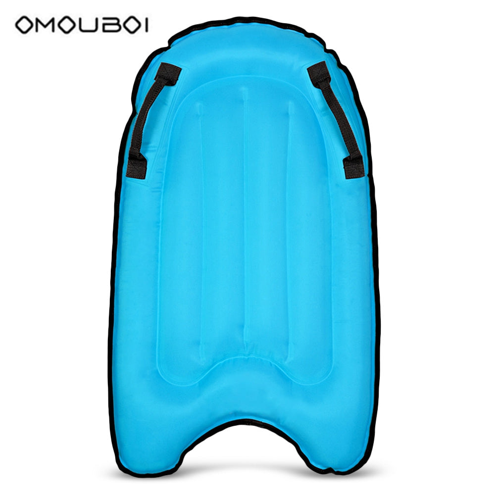 OMOUBOI Polyester Adult Inflatable Buoyancy Surfboard for Outdoor Swimming